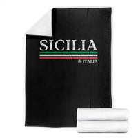 Sicily Sicilian Italian Flag Souvenirs Medusa Throw Blanket - Wonder Print Shop