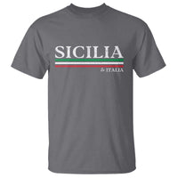 Sicily Sicilian Italian Flag Souvenirs Medusa T Shirt - Wonder Print Shop