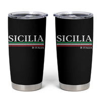 Sicily Sicilian Italian Flag Souvenirs Medusa Tumbler Cup - Wonder Print Shop