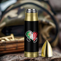 Sicily Palermo Italy Medusa Sicilia Heart Italian Flag Bullet Tumbler - Wonder Print Shop