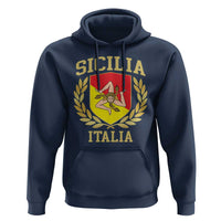 Sicilia Flag Sicily Palermo Italy Triskelion Hoodie - Wonder Print Shop