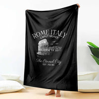Rome Colosseum Italy Throw Blanket Caput Mindi The Eternal City Amphitheatre Ancient - Wonder Print Shop