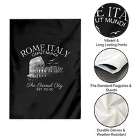 Rome Colosseum Italy Garden Flag Caput Mindi The Eternal City Amphitheatre Ancient - Wonder Print Shop