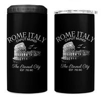 Rome Colosseum Italy 4 in 1 Can Cooler Tumbler Caput Mindi The Eternal City Amphitheatre Ancient - Wonder Print Shop