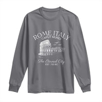 Rome Colosseum Italy Long Sleeve Shirt Caput Mindi The Eternal City Amphitheatre Ancient - Wonder Print Shop