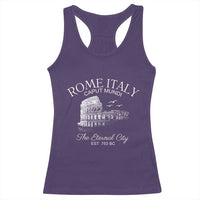 Rome Colosseum Italy Racerback Tank Top Caput Mindi The Eternal City Amphitheatre Ancient - Wonder Print Shop