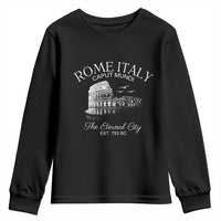 Rome Colosseum Italy Youth Sweatshirt Caput Mindi The Eternal City Amphitheatre Ancient - Wonder Print Shop