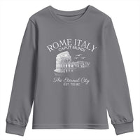 Rome Colosseum Italy Youth Sweatshirt Caput Mindi The Eternal City Amphitheatre Ancient - Wonder Print Shop