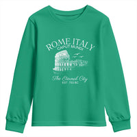 Rome Colosseum Italy Youth Sweatshirt Caput Mindi The Eternal City Amphitheatre Ancient - Wonder Print Shop