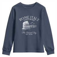 Rome Colosseum Italy Youth Sweatshirt Caput Mindi The Eternal City Amphitheatre Ancient - Wonder Print Shop