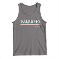 Palermo Sicily Italian Flag Souvenirs Sicilia Italia Tank Top - Wonder Print Shop