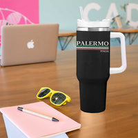 Palermo Sicily Italian Flag Souvenirs Sicilia Italia Tumbler With Handle - Wonder Print Shop