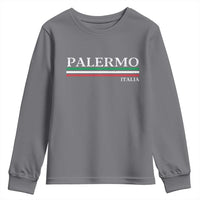 Palermo Sicily Italian Flag Souvenirs Sicilia Italia Youth Sweatshirt - Wonder Print Shop