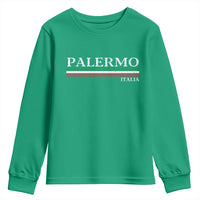 Palermo Sicily Italian Flag Souvenirs Sicilia Italia Youth Sweatshirt - Wonder Print Shop