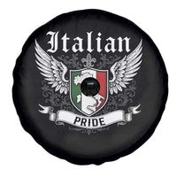 Italian Pride Spare Tire Cover Vintage Patriotic Italy Map - Wonder Print Shop