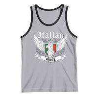 Italian Pride Tank Top Vintage Patriotic Italy Map - Wonder Print Shop