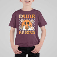 Anti Bullying Awareness T Shirt For Kid Dude Be Kind Unity Day Heart Daisy Flower - Wonder Print Shop
