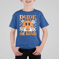 Anti Bullying Awareness T Shirt For Kid Dude Be Kind Unity Day Heart Daisy Flower - Wonder Print Shop