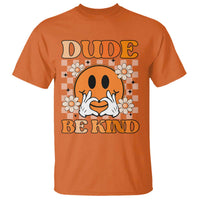 Anti Bullying Awareness T Shirt Dude Be Kind Unity Day Heart Daisy Flower - Wonder Print Shop