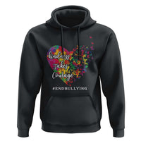 Unity Day Hoodie Kindness Takes Courage End Bullying Heart Butterfly
