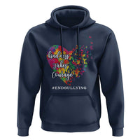 Unity Day Hoodie Kindness Takes Courage End Bullying Heart Butterfly