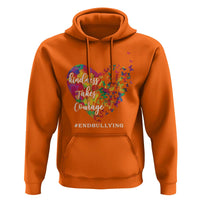 Unity Day Hoodie Kindness Takes Courage End Bullying Heart Butterfly