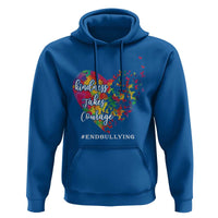 Unity Day Hoodie Kindness Takes Courage End Bullying Heart Butterfly