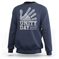 Anti Bullying Awareness Sweatshirt Unity Day Together Against Bullying Hand - Wonder Print Shop