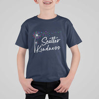 Unity Day T Shirt For Kid Scatter Kindness Dandelions Heart Anti Bullying - Wonder Print Shop