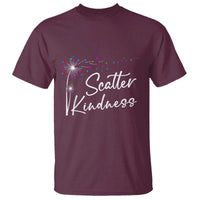 Unity Day T Shirt Scatter Kindness Dandelions Heart Anti Bullying - Wonder Print Shop