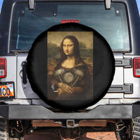 Funny Monalisa Rider Vintage Retro Motorcycle Engine Spare Tire Cover - Wonder Print Shop