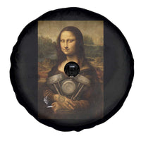 Funny Monalisa Rider Vintage Retro Motorcycle Engine Spare Tire Cover - Wonder Print Shop
