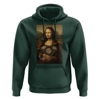 Funny Monalisa Rider Vintage Retro Motorcycle Engine Hoodie - Wonder Print Shop