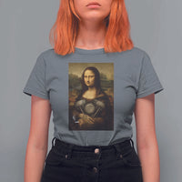 Funny Monalisa Rider Vintage Retro Motorcycle Engine T Shirt For Women - Wonder Print Shop