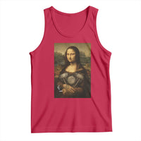 Funny Monalisa Rider Vintage Retro Motorcycle Engine Tank Top - Wonder Print Shop