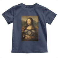 Funny Monalisa Rider Vintage Retro Motorcycle Engine Toddler T Shirt - Wonder Print Shop