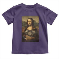 Funny Monalisa Rider Vintage Retro Motorcycle Engine Toddler T Shirt - Wonder Print Shop