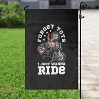 Dirt Bike Boys Garden Flag Funny Forgive Toys I Just Wanna Ride Motocross Rider - Wonder Print Shop