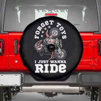 Dirt Bike Boys Spare Tire Cover Funny Forgive Toys I Just Wanna Ride Motocross Rider - Wonder Print Shop