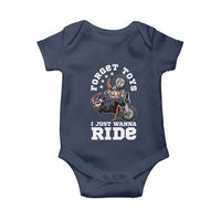 Dirt Bike Boys Baby Onesie Funny Forgive Toys I Just Wanna Ride Motocross Rider - Wonder Print Shop