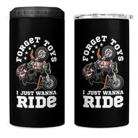 Dirt Bike Boys 4 in 1 Can Cooler Tumbler Funny Forgive Toys I Just Wanna Ride Motocross Rider - Wonder Print Shop