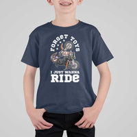 Dirt Bike Boys T Shirt For Kid Funny Forgive Toys I Just Wanna Ride Motocross Rider - Wonder Print Shop