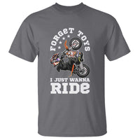 Dirt Bike Boys T Shirt Funny Forgive Toys I Just Wanna Ride Motocross Rider - Wonder Print Shop