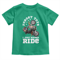 Dirt Bike Boys Toddler T Shirt Funny Forgive Toys I Just Wanna Ride Motocross Rider - Wonder Print Shop