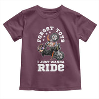 Dirt Bike Boys Toddler T Shirt Funny Forgive Toys I Just Wanna Ride Motocross Rider - Wonder Print Shop