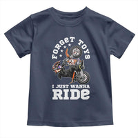 Dirt Bike Boys Toddler T Shirt Funny Forgive Toys I Just Wanna Ride Motocross Rider - Wonder Print Shop