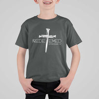 Redeemed Christian Vintage Ephesians Bible Verse Redemption T Shirt For Kid - Wonder Print Shop