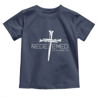 Redeemed Christian Vintage Ephesians Bible Verse Redemption Toddler T Shirt - Wonder Print Shop