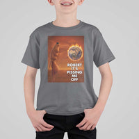 Funny Marcus T Shirt For Kid Robert Its Pissing Me Off Worm Meme - Wonder Print Shop