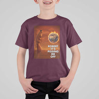 Funny Marcus T Shirt For Kid Robert Its Pissing Me Off Worm Meme - Wonder Print Shop
